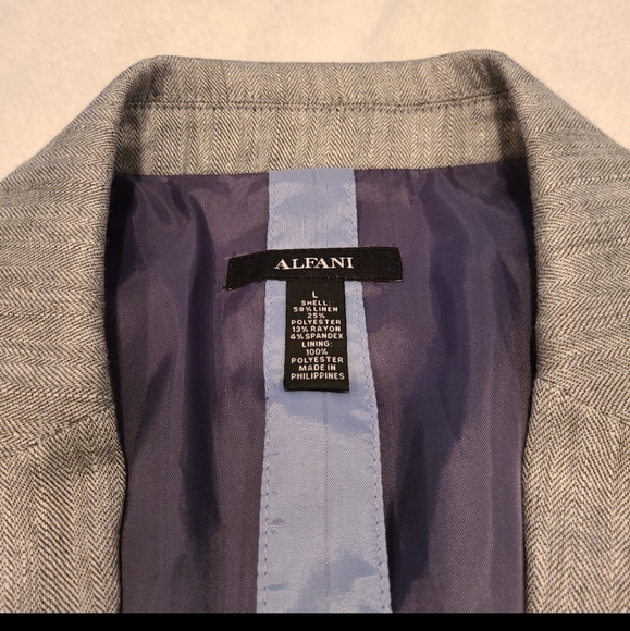 Inc gray herringbone blazer - Picture 6 of 14